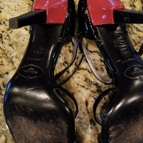 Calzature Donna patent leather strappy heel - Picture 7 of 8